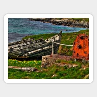 Shetland Boat, Fetlar Sticker